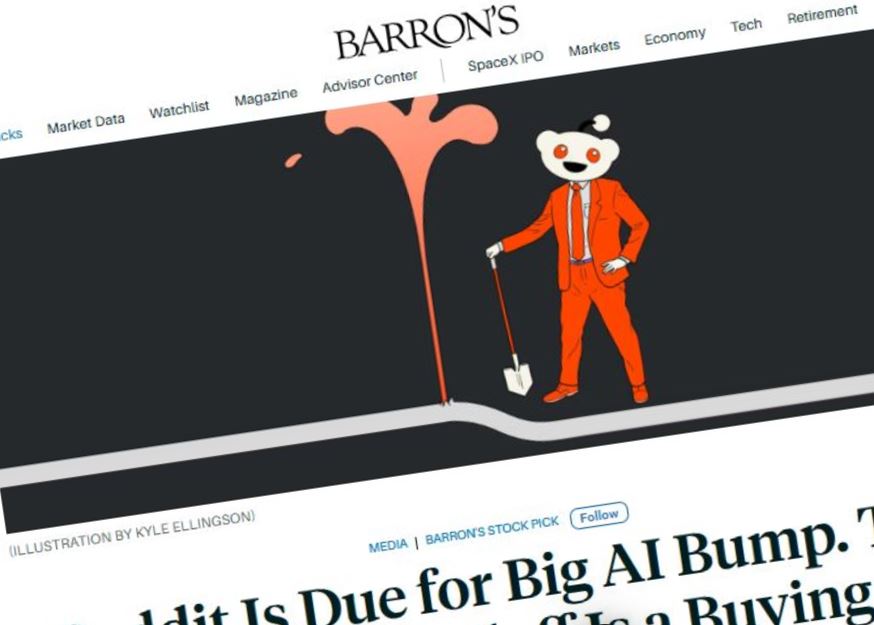 Barron’s interviews Kirk Sigmon regarding AI Training Data Lawsuit between Reddit and Anthropic